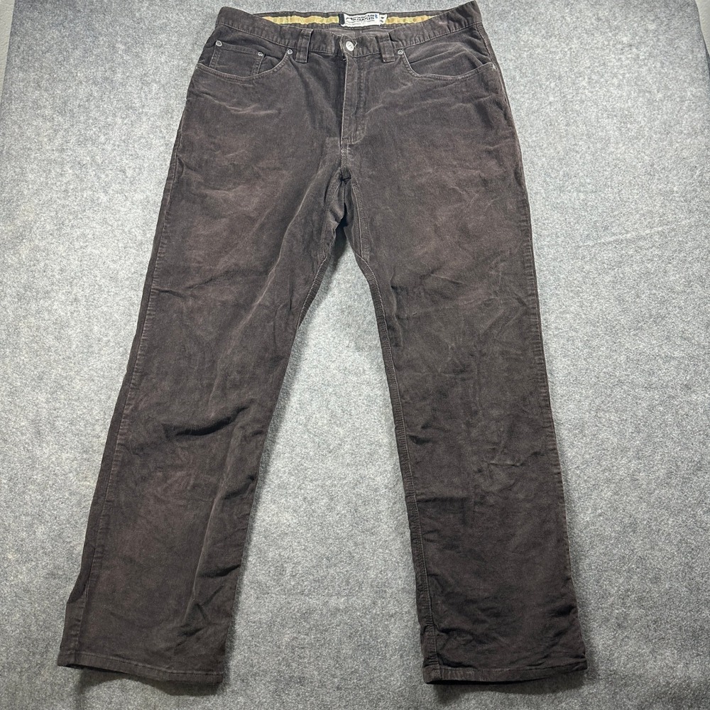 Mountain Khakis Canyon Corduroy Pants 38x32 Brown Classic Fit Straight Leg